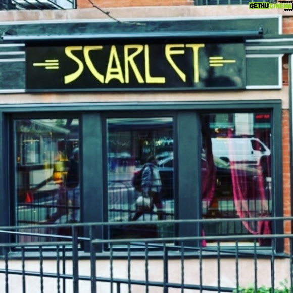 Michael Imperioli Instagram - @scarletloungenyc 468 Amsterdam Ave. NYC. Custom handpainted signage by @marksignpainting