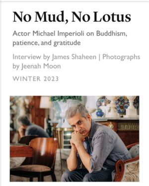 Michael Imperioli Instagram - Print article LINK IN BIO. @tricyclemag photo by JEENAH MOON@jeenahmoon