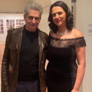 Michael Imperioli Instagram - with the incomparable KHATIA BUNIATISHVILI backstage after her triumphant concert at Carnegie Hall last week. Truly one of the greatest pianists  on the planet. @khatiabuniatishvili @carnegiehall