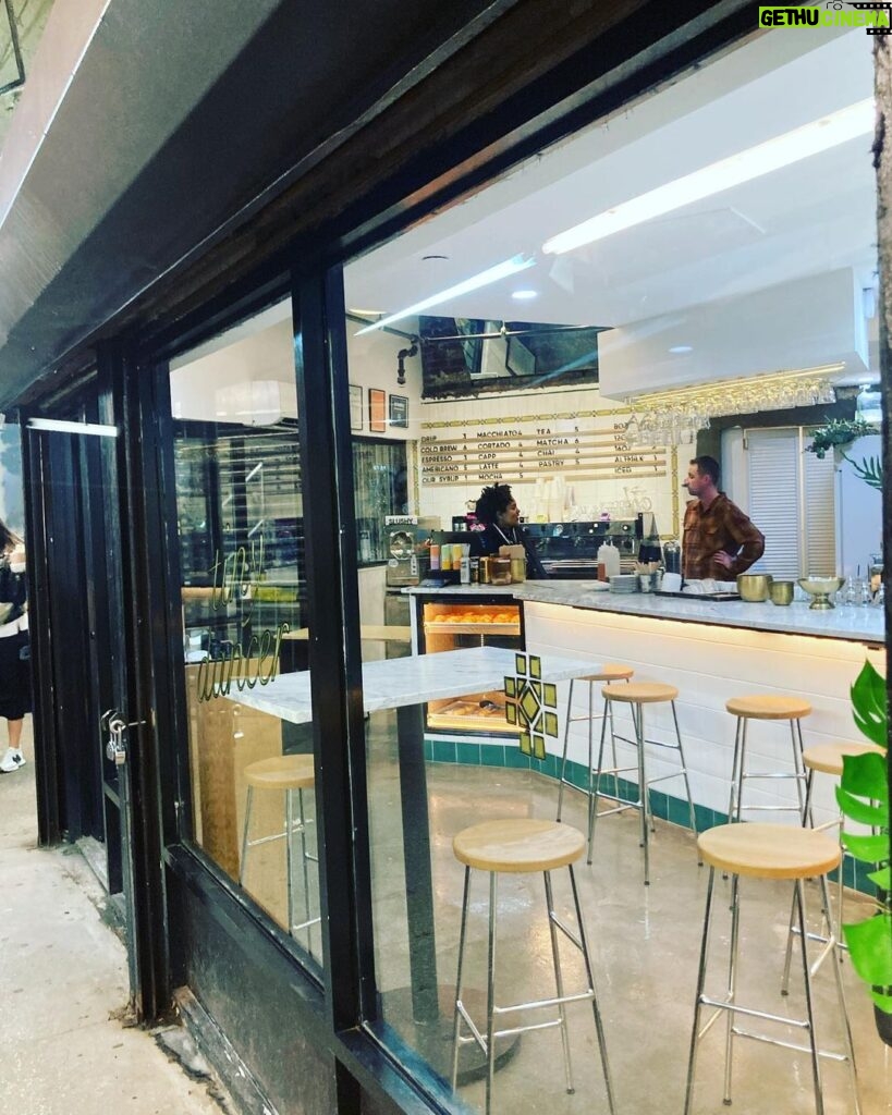 Michael Imperioli Instagram - TINY DANCER is my favorite new cafe in NYC. Located in the 50th street subway station of the downtown 1 train. great coffee, music and staff. @tinydancercoffee #nyc #nycsubway #nyccoffee #hiddennyc