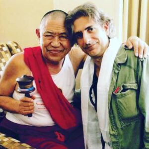 Michael Imperioli Instagram - with beloved teacher GARCHEN RINPOCHE the day I took refuge and became a Buddhist. Meditation class returns next week, the last few weeks we did not hold class for logistical and travel related reasons. We miss you and will see you next week. Much love,M. #garchenrinpoche