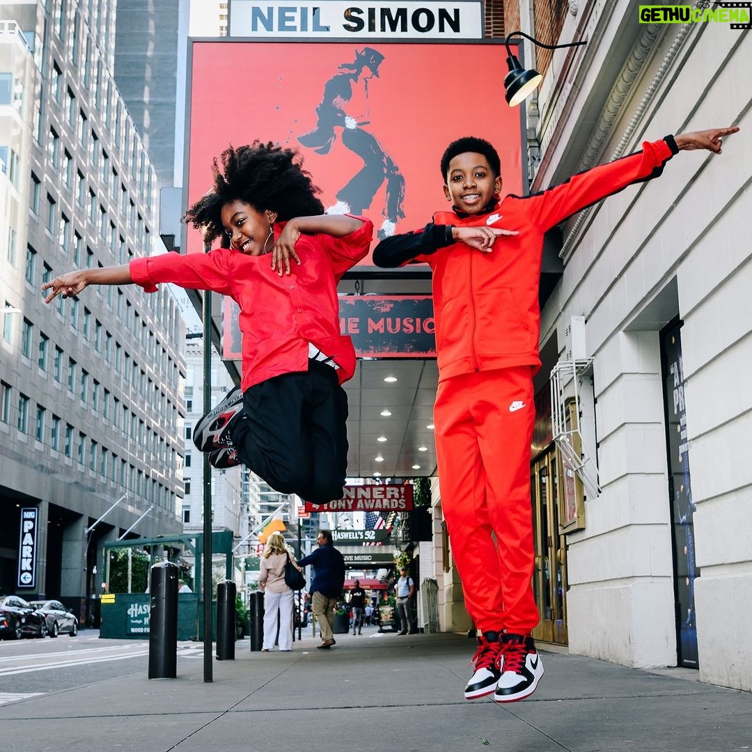Michael Jackson Instagram - @mjthemusical has welcomed a new “Little Michael” – Max Chambers – and a new “Little Marlon” – Jace Bentley – to the Broadway company. Get tickets now through January 7th, 2024 to see them and the rest of the amazing cast on the stage at the Neil Simon Theater — link in story. #MJtheMusical