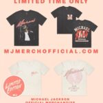 Michael Jackson Instagram - The all-new merchandise line has arrived! Dive into nostalgia with Volume 1 of our collection, now available exclusively online at MJMerchOfficial.com FOR A LIMITED TIME. Explore the magic, celebrate the music, and make a statement with iconic designs. Grab yours today!