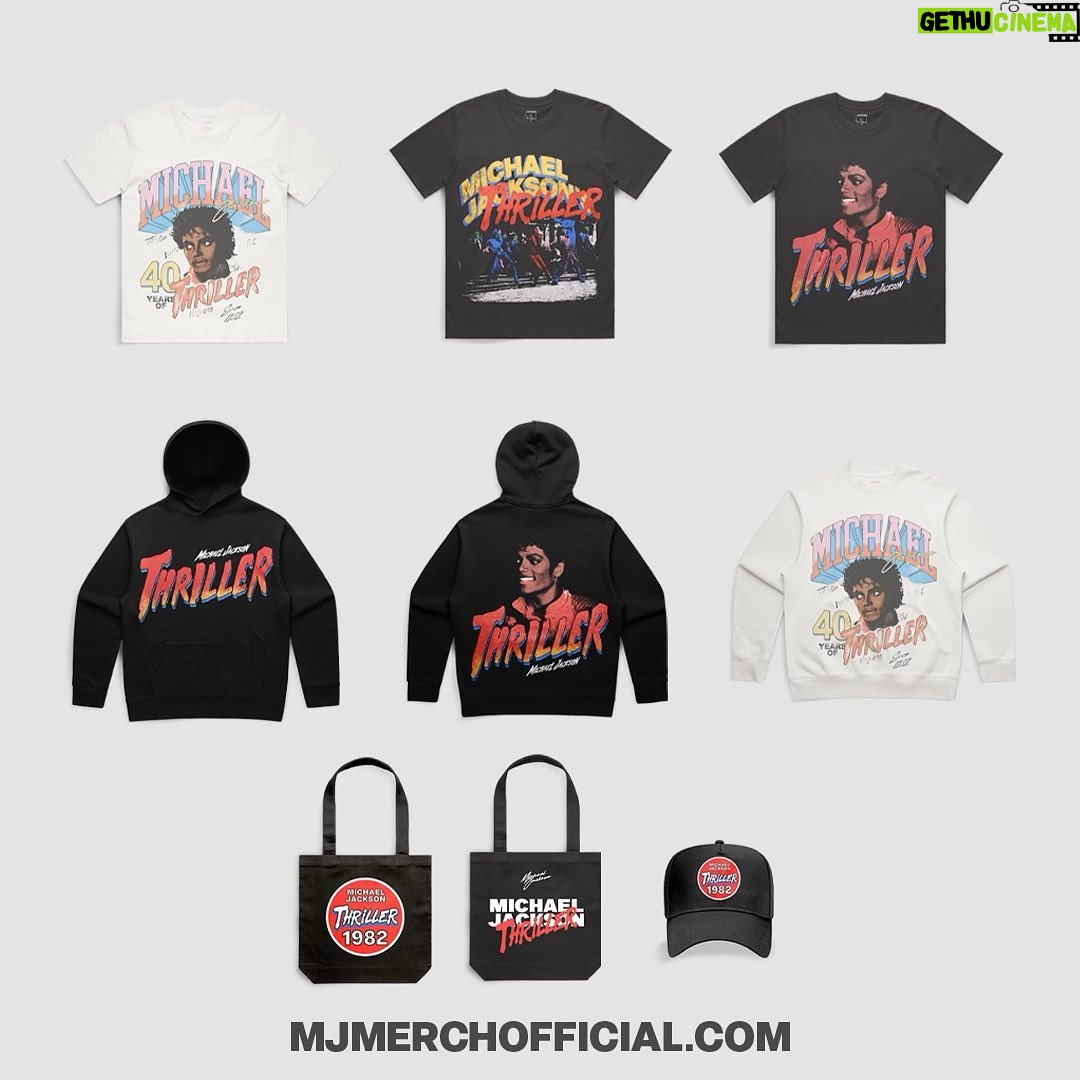 Michael Jackson Instagram - Unveiling Volume 2 of the newest @mjmerchofficial collection, inspired by the iconic Thriller album! Order now and receive in time for Halloween – the perfect way to celebrate the season in style while showing your love for the King of Pop.