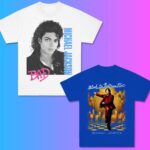 Michael Jackson Instagram - The Michael Jackson summer 2023 collection features bright colors including neon blue and pink. Hit the link in stories to shop the entire collection.