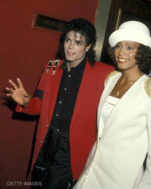 Michael Jackson Instagram - Michael with Whitney Houston at the 44th anniversary dinner for the United Negro College Fund in 1988. In March of that year, he donated $600,000 to the fund from his New York City Bad Tour performance earnings. #MJHumanitarian