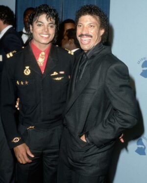 Michael Jackson Instagram - On this date in 1985, Michael and Lionel Richie entered a recording studio and began tracking the instrumental parts for ‘We Are The World’ with bass player Louis Johnson, and keyboardist Greg Phillinganes. The charity single helped raise more than $60 million for humanitarian aid in the days following its release. #MJHumanitarian