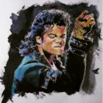 Michael Jackson Instagram – A fan shared with the MJ community this portrait of Michael performing. You can do the same here by uploading yours. Link in story. #MyMJFanArt