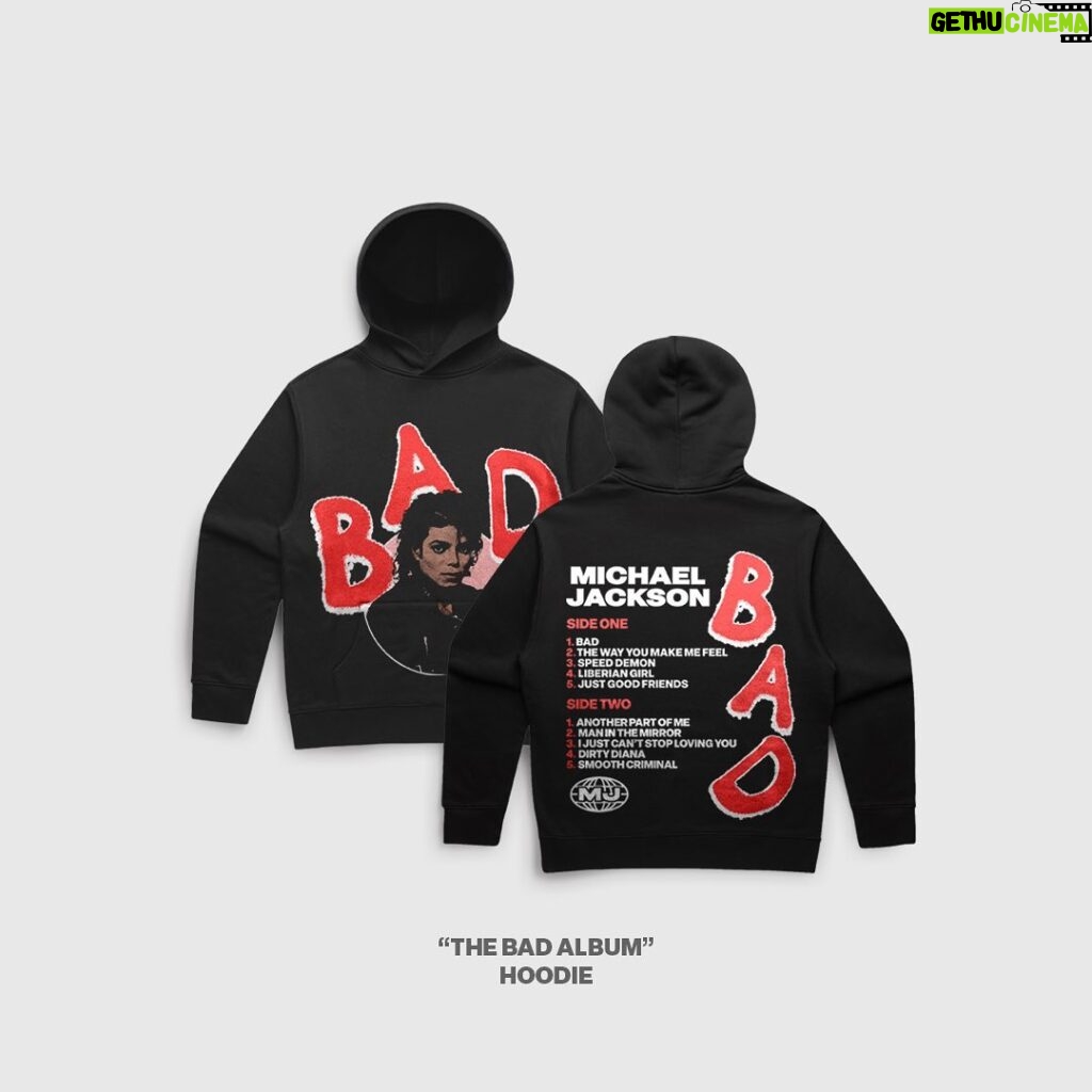 Michael Jackson Instagram - Volume 4: “The Bad Album” is out now! Shop the silhouettes from one of Michael’s most iconic albums now at mjmerchofficial.com or the link on our story. Which pieces are you picking up?