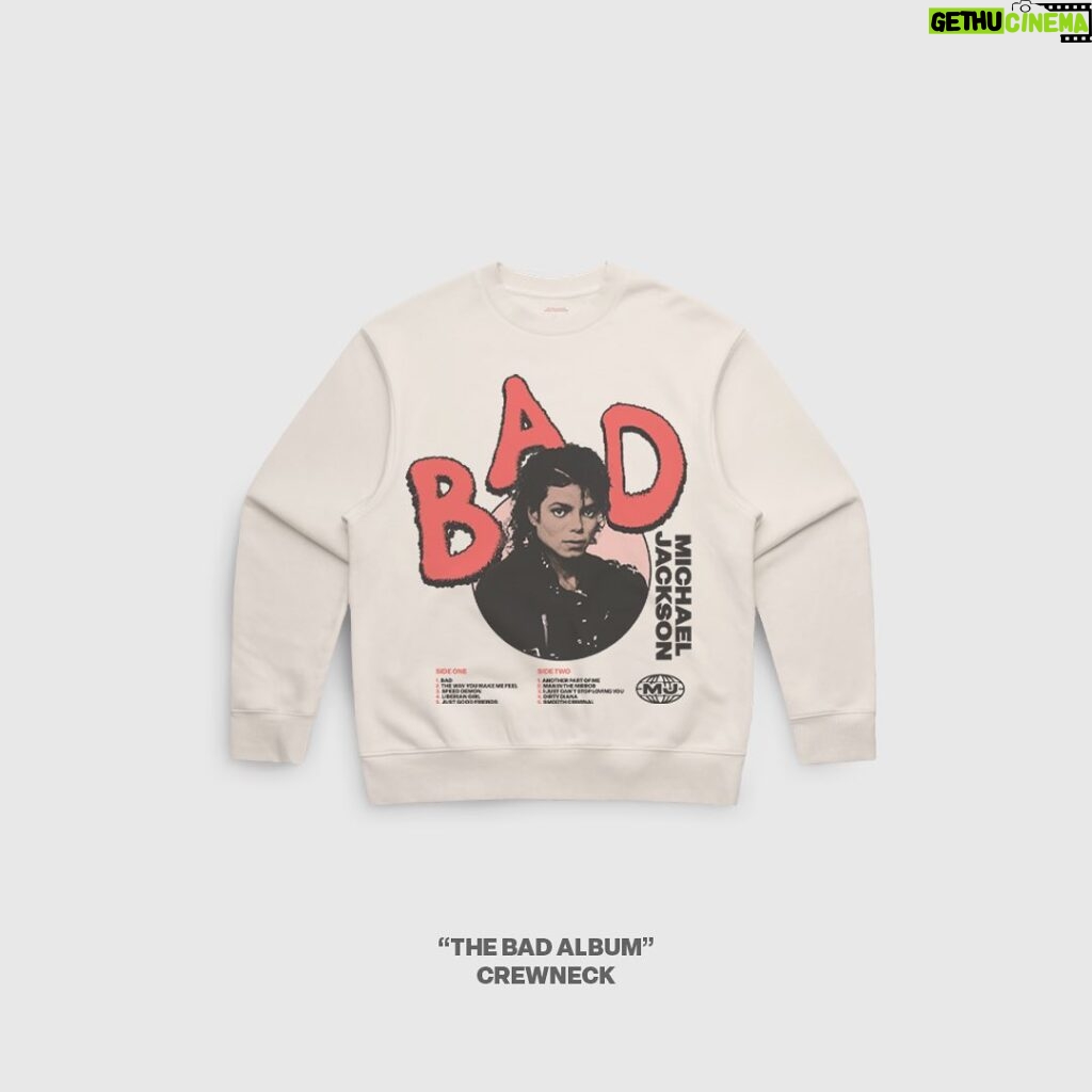 Michael Jackson Instagram - Volume 4: “The Bad Album” is out now! Shop the silhouettes from one of Michael’s most iconic albums now at mjmerchofficial.com or the link on our story. Which pieces are you picking up?