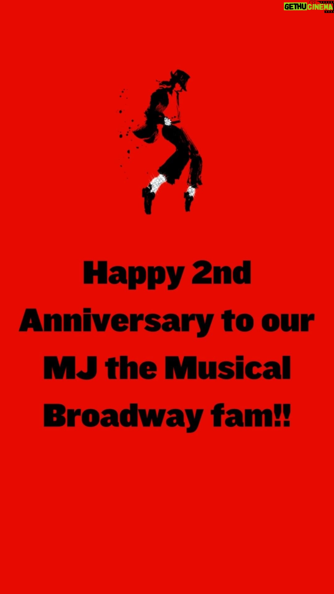 Michael Jackson Instagram - Celebrating its first two years on Broadway! #MJtheMusical @mjthemusical