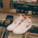 Michael Jordan Instagram – “Gold is part of my history and my identity.” ✨ – @rams_kay

Meet the Women’s Air Jordan 1 High OG ‘White & Gold.’ Inspired by the iconic style, heritage and significance of gold to women around the world, as captured by 
Pakistan-born and NYC – raised photographer @rams_kay

Dropping on 2.14