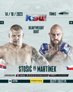 Michal Martínek Instagram - Your #KSW87 main event! Heavyweights Michal Martinek 🇨🇿and Darko Stošić 🇷🇸 collide on October 14th!! Tickets on sale @ebilet and @ticketmaster_cz - - - - - - - - - - Tohle je hlavní souboj galavečera #KSW87! Těžké váhy Michal Martinek 🇨🇿 a Darko Stošić 🇷🇸 se utkají 14. října! Vstupenky @ticketmaster_cz