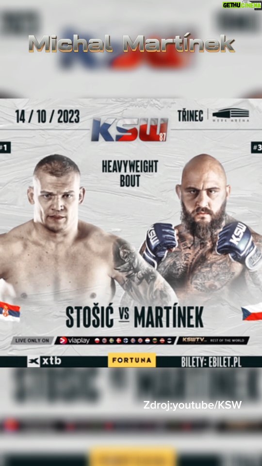 Michal Martínek - 757 Likes - 💥Let's go Michal Blackbeard Martínek už tento víkend na KSW 87💥
#ksw #ksw87 #michalblackbeardmartinek #fightlife
@kswczechrepublic
@andre.reinders
@reindersmma
@michal_blackbeard_martinek