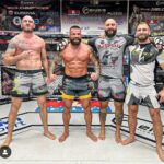 Michal Martínek Instagram - Jedná veteránská a predzápasová 🔥🫡 @karlos_terminator_vemola jde pro titul na @oktagonmma @danielskvorfight má za pár týdnů fight a já příští sobotu na @ksw_mma @andre.reinders nás tradičně mučí👹