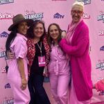 Michel Smith Boyd Instagram - Who has this much fun at work? The #barbiedreamschallenge crew, thats who! Countdown to tonight’s finale episode is on! See you tonight 8pm , @hgtv 💕🩷💕🩷💕