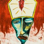 Michele Morrone Instagram - My paintings are born from the imperfect depths of my mind. Vortexes of passions, sufferings, follies and futility. Through this you’ll discover who I really am.