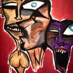 Michele Morrone Instagram - My paintings are born from the imperfect depths of my mind. Vortexes of passions, sufferings, follies and futility. Through this you’ll discover who I really am.
