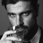 Michele Morrone Instagram - I just cannot get enough…. Drink me for seventy one times. @mertalas @seventyonegin @dolcegabbana