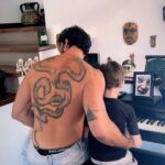 Michele Morrone Instagram - “Double” my new Album is coming out on September 29th, and Brando is helping me on fixing the last song… 💣