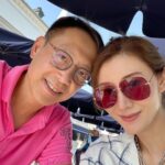 Michelle Reis Instagram - Beautiful day 💓 #golfdaywiththeboys #funday 粉嶺高爾夫球場
