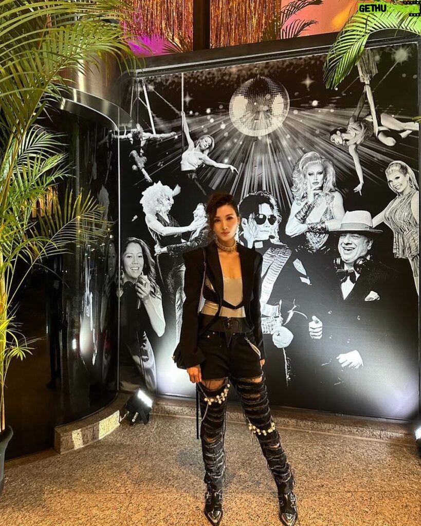 Michelle Reis Instagram - ⁣ ⁣ ⁣ #520⁣ ⁣ latergram ‘80s party ⁣ #80s⁣ #thehongkongclub⁣