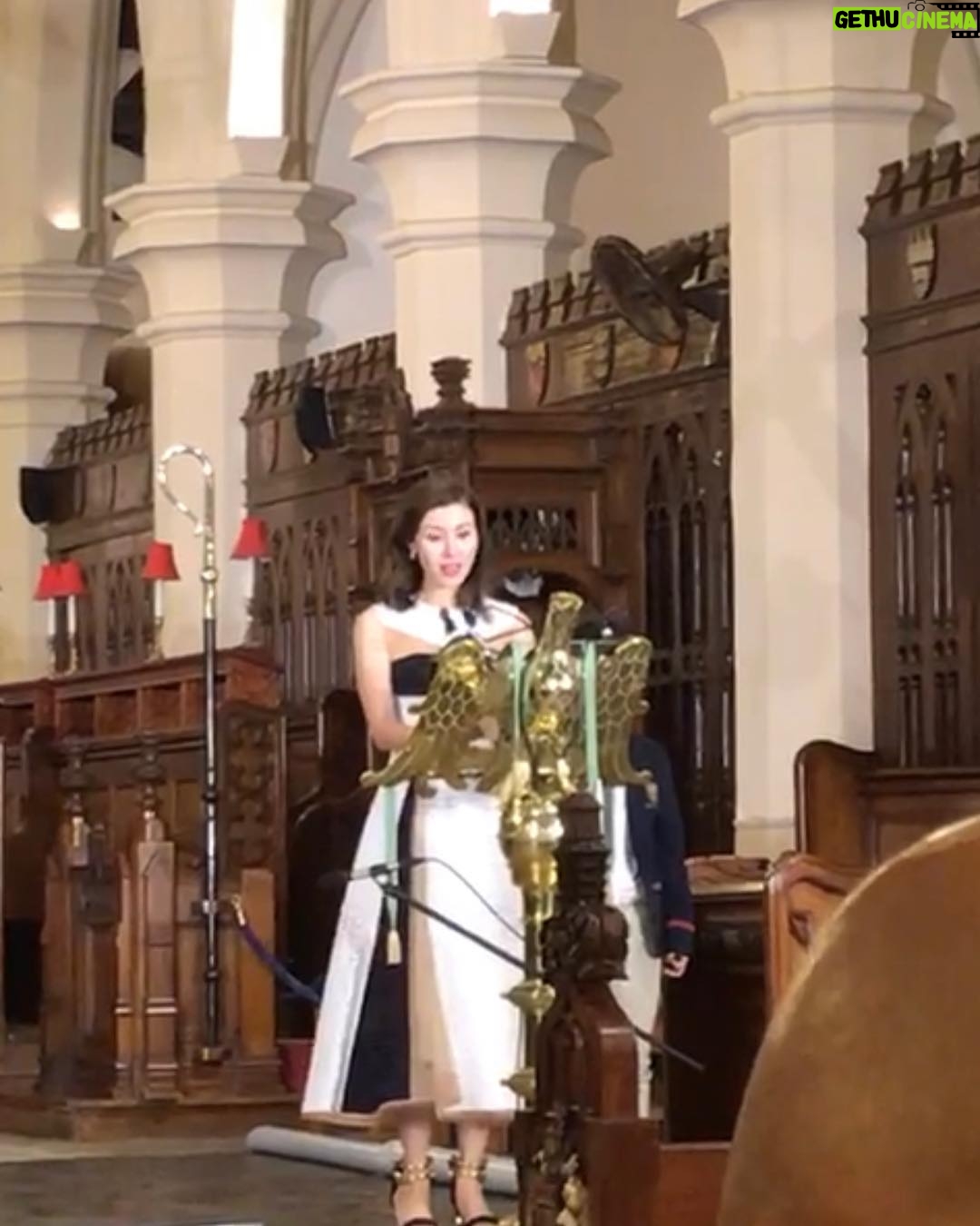 Michelle Reis Instagram - Happy to support The Fayre of St Johns highlighting Maggie’s Cancer Caring Centre. #maggiescancercentres #thefayreofstjohn’s St. John's Cathedral