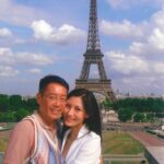 Michelle Reis Instagram - Happy Chinese Valentine’s Day ! 祝元宵佳節 月圓事圓，人團圓 ！ #chinesevalentinesday #firstdateinparis #love