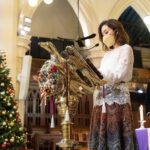 Michelle Reis Instagram - Bible Reading @jjfrostyyt December 2021 #throwback #fayreofstjohns @maggiescentrehongkong St. John's Cathedral