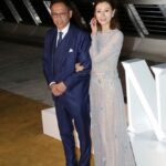 Michelle Reis Instagram - Thanks very much for inviting us to K11Night. Not often do we attend events together. Was fun to see many friends and thank you @k11musea for choosing me as one of the best dressed. #siliconvalleyofculture #aboutlastnight Gown: @giorgioarmani Jewellery: @tiffanyandco