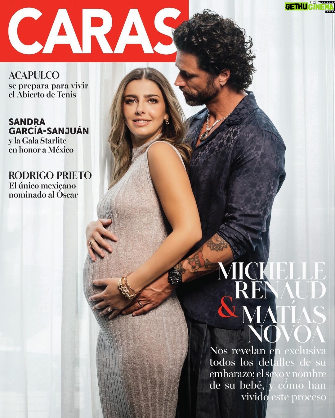 Michelle Renaud Instagram - #EnPortada Michelle Renaud @michellerenaud y Matías Novoa @matlechat nos revelan el nombre y sexo de su bebé, así como los detalles de su embarazo. La pareja posó feliz ante las cámaras de #CARAS ante la llegada del próximo integrante de la familia que nacerá en junio de este año. Por @joalferez Fotos @einargonzalezphoto Styling @rodrigoaalcantara Asistente de Styling @meleliass y Jessica Leal Maquillaje @ger.parra Peinado @j.a.r.e.d.c para @thedrybarmexico / @pr_management Locación Hotel Mondrian @mondriancondesa Management & Media @inkentourage #michellerenaud #matiasnovoa #embarazo #happyvalentinesday #michelleymatias