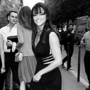 Michelle Rodriguez Instagram - Thank you Azzedine for always bringing out my Feminine side. RIP @azzedinealaiaofficial Your legacy Will live on forever 💔