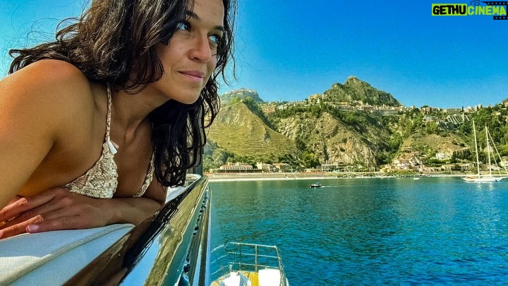 Michelle Rodriguez Instagram - White Lotus Lunch, lol I’m such a Geek lol, I can’t contain how much I just adore Italia 💚🤍❤️🌬