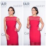 Michelle Rodriguez Instagram - #DoubleVision in @azzedinealaiaofficial at @amfar #amfarhongkong Such a great night for an important cause. Goodnight World !!! 😜❤️