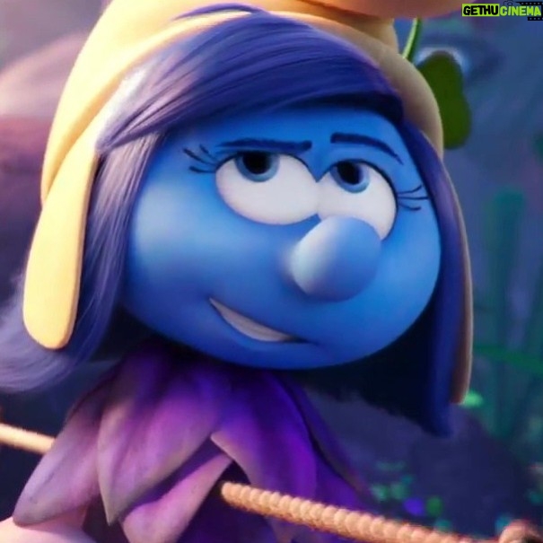 Michelle Rodriguez Instagram - So much fun playing Smurf Storm !!! Watch it this weekend in theaters Xx #Smurfs #smurfs2 #smurfsvillage