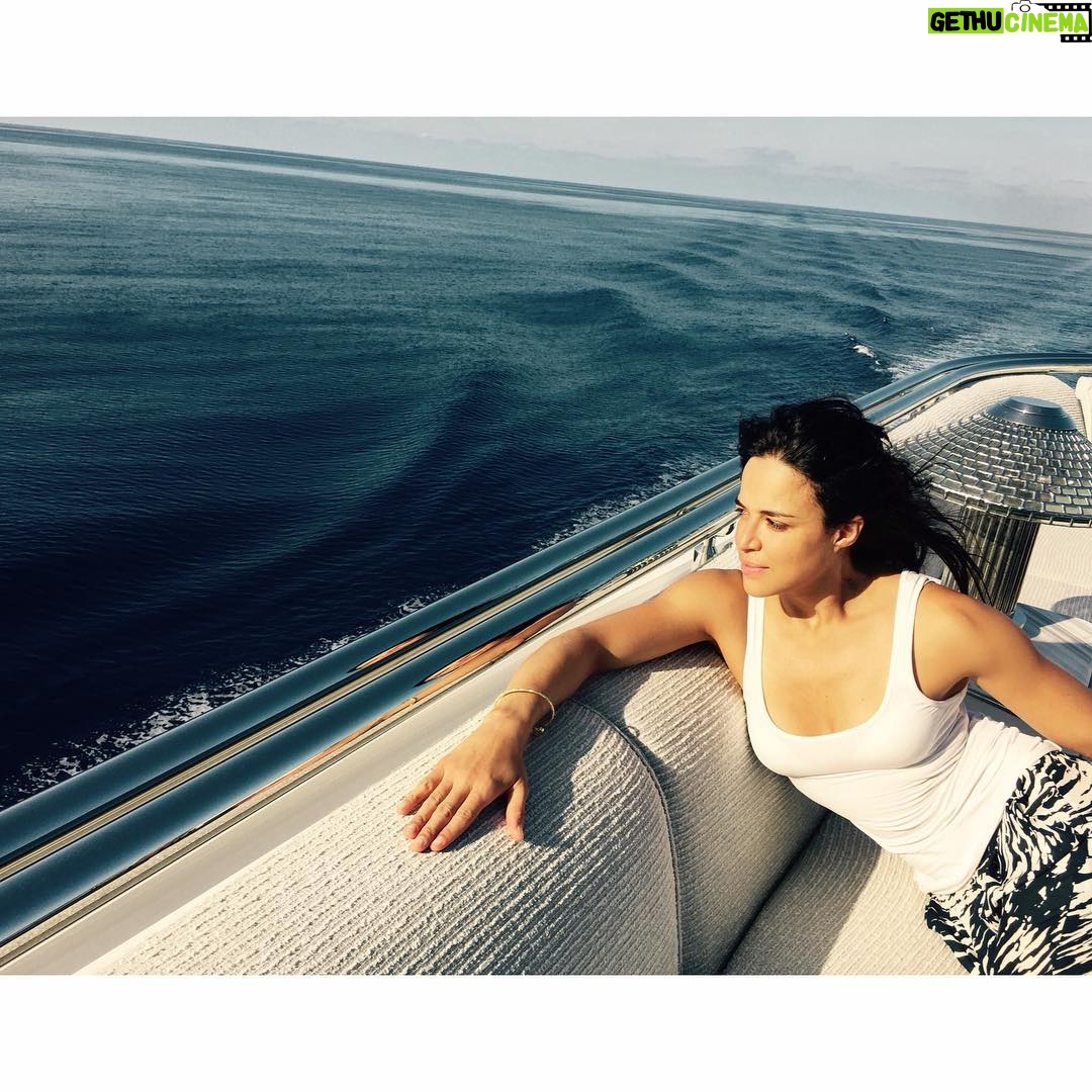 Michelle Rodriguez Instagram - Wishing everyone a Happy Monday from Europe ⛵️