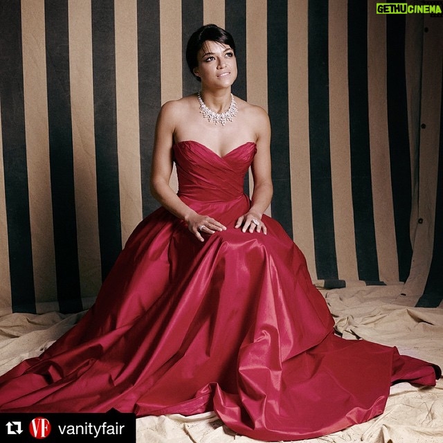 Michelle Rodriguez Instagram - #Repost @vanityfair with @repostapp. ・・・ @MRodofficial Michelle Rodriguez is a vision in red at the 2015 #amfARCannes Gala. Photograph by @MarkSeliger. @Amfar #Amfar
