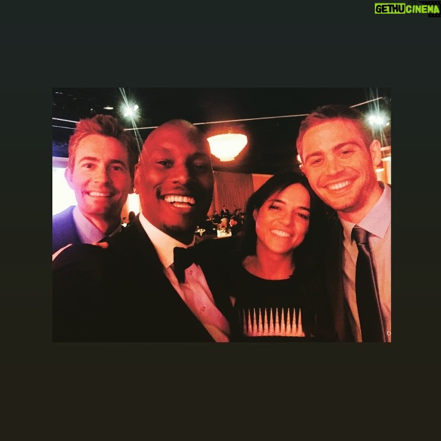 Michelle Rodriguez Instagram - Caleb and Cody are holding down the fort for Paul, Me & Ty holding it down for the fast family & ROWW at the Noble Awards congrats Cody for receiving honors tonight