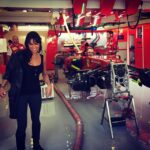 Michelle Rodriguez Instagram - Ferrari getting ready for qualification run get some... Abudahbi has a great set up...