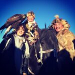 Michelle Rodriguez Instagram - That little eagle hunting girl Ashol Pan beat 40 of the best eagle hunters in the province at the golden eagle competition. She took1st place, she’s only thirteen and she comes from a Kazakh Muslim eagle hunting family her dad taught her. Her and her family travelled on horseback about 40 kilometers to get to the competition. They live a nomadic lifestyle and I’m sure hunted traditional style on the way to the event.  I can’t wait for this next generation to take over. Mongolia is beautiful by the way rich in culture… Not too fond of the city life there but the Step what they call the mountain wilderness is beautiful. The horses are a bit stubborn but they are amazing on the toughest terrain and they are great mountain climbers…