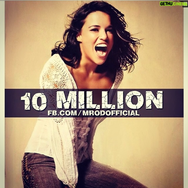 Michelle Rodriguez Instagram - 10 Million Friends On Facebook I'm overwhelmed with Love Thank You Respect