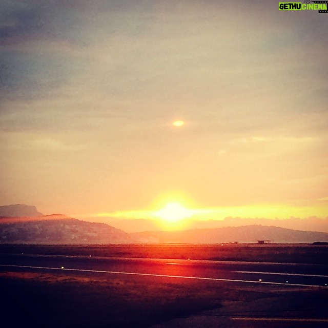 Michelle Rodriguez Instagram - Amsterdam airport sunrise I prefer a Capetown sunset but I'll take in whatever beauty I can find ;)