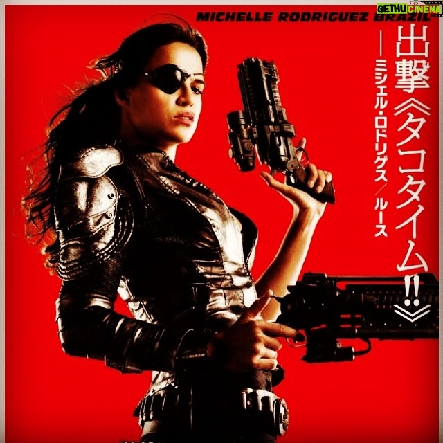 Michelle Rodriguez Instagram - I wonder what the Japanese script says, I bet it says something funny...