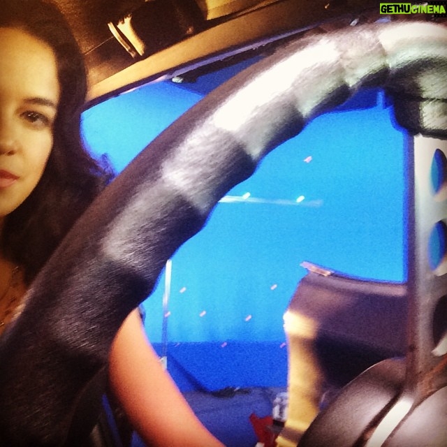 Michelle Rodriguez Instagram - Blue screen day on FF7 miss the good old days before the film insurance smack down, when we got a little real drive action... It'll be sick though, the stunt team keeps the live drive action legacy Alive....