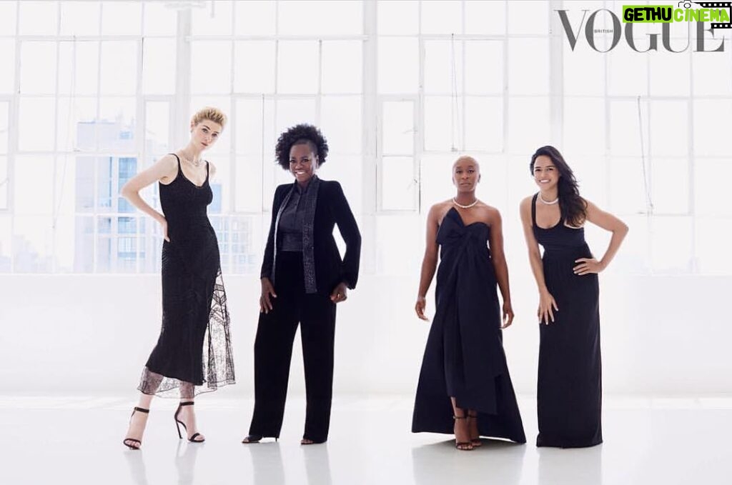 Michelle Rodriguez Instagram - #Repost @edward_enninful ・・・ Our Features Director, @GilesHattersley meets the women from Widows in our latest issue – this year’s most anticipated cinematic thriller from film director and @BritishVogue contributing editor, Steve McQueen. Photographed by @ArthurElgort, Styled by @PatrickMackieInsta