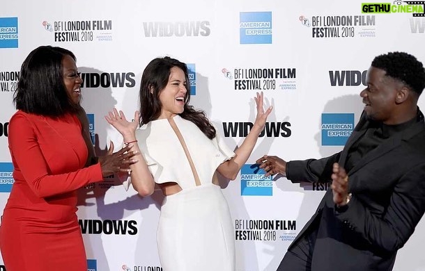 Michelle Rodriguez Instagram - 😁😁😁 Team @widowsmovie @britishfilminstitute #widowsmovie #london