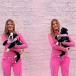 Michelle Stafford Instagram - What’s better than one good doggie??? 🩷🐶 @maryahpeterson