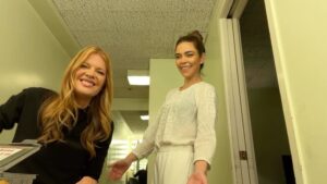 Michelle Stafford Instagram - I think we can all honestly say…. That no longer are @ameliamheinle and myself just embarrassing our 13 year old daughters… we are just embarrassing ourselves… #conversationswithfriends #danceswithfriends #iusetheworddanceloosely