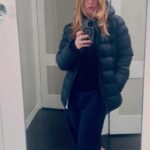 Michelle Stafford Instagram - Hey!! Wanted to show you all my outfit for the new year… a jacket. Some sweat pants that were clean. A black sweater that’s clean (debatable). There you go. #beme #howiroll #youcanbefabuloustoo #notaseriouspost