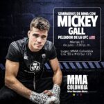 Mickey Gall Instagram - ¡Mañana a las 7:00 P.M! Tendremos seminario de #mma con el peleador de la #ufc @mickeygall 🔥 El seminario es abierto al público‼️ Será en la sede de MMA COLOMBIA, Guayabal, Medellín 📍 Valor ingreso: $20,000 COP #mickeygall #ufcfighter #mma #mmafighter #mmacolombia #medellin